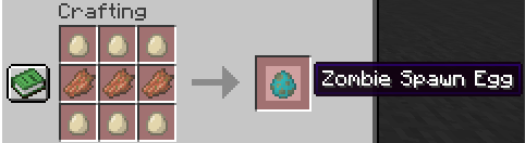 Zombie spawn egg