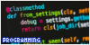 Programming Fan sticker
