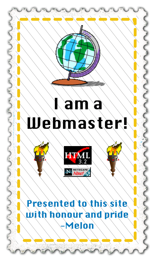 I am a Webmaster Award
