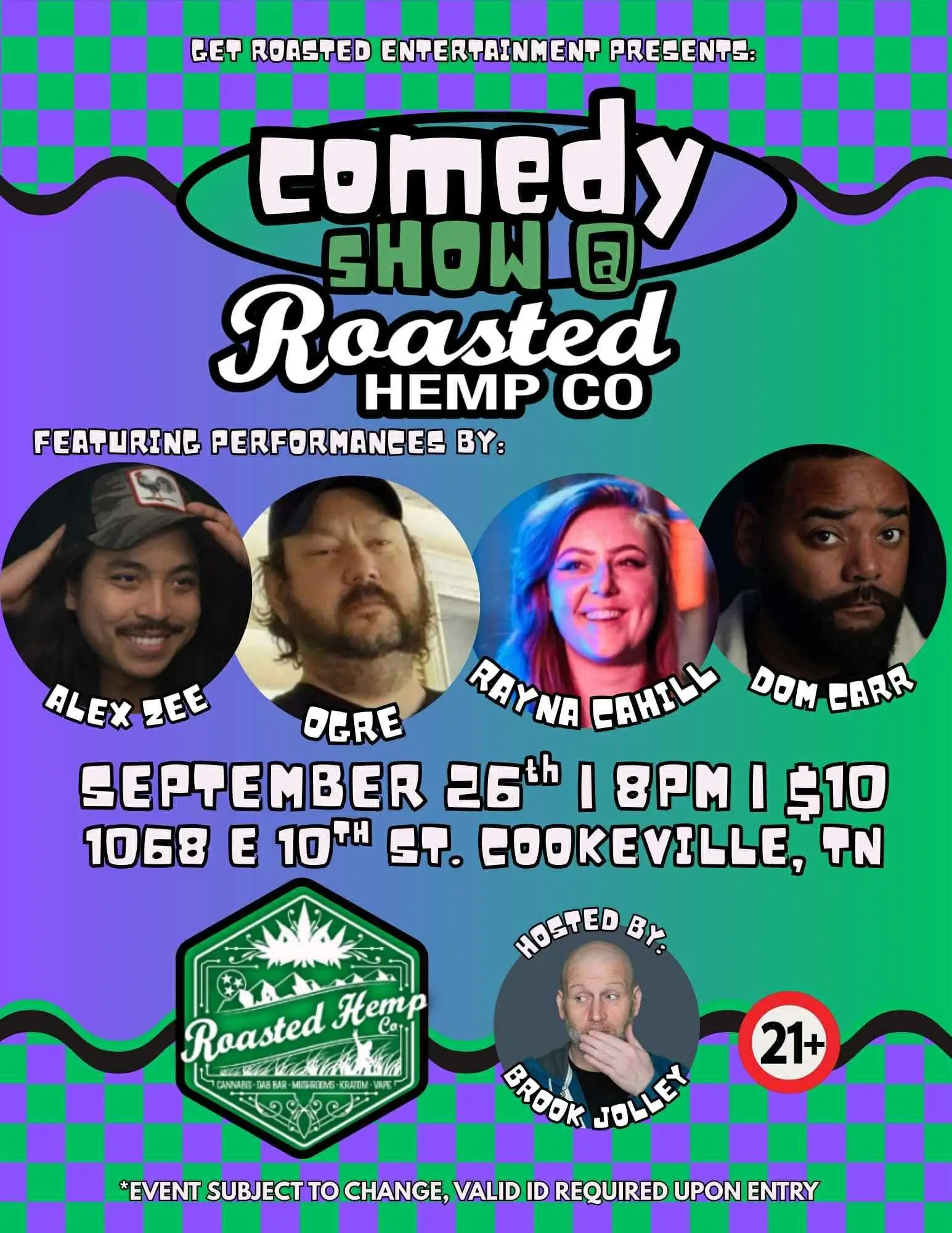 Roasted Hemp Co Flyer
