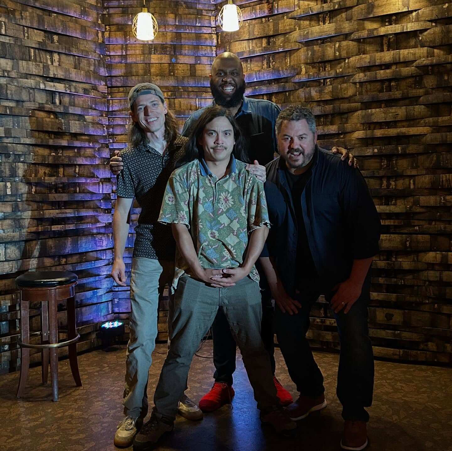 Left to right: Charlie Swisher, Alex Zee, Jonathan Silver, Dan Price