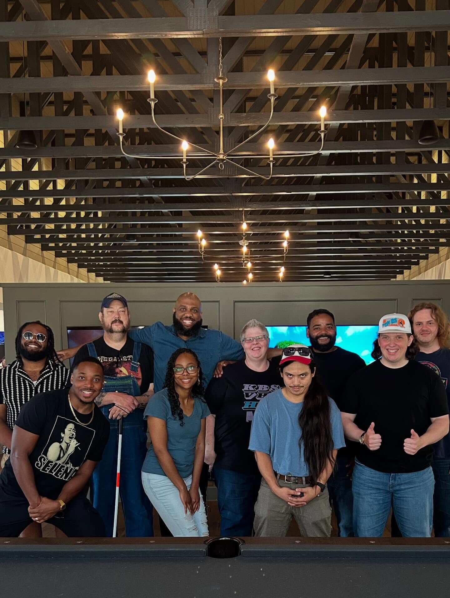 Left to right: SiFi, Adonis, Ogre, Jonathan Silver, Nikki Johnson, Kimberly Wilson, Alex Zee, Dom Carr, Jay Vap, Jake Muncey