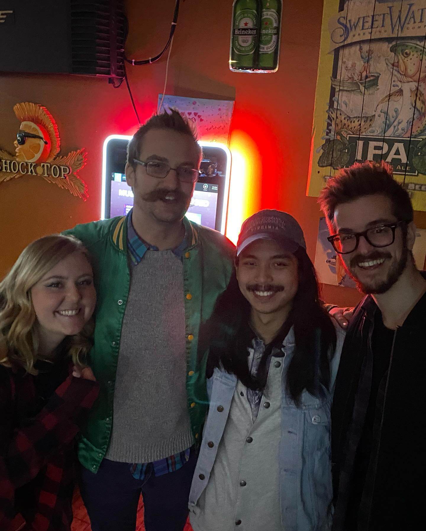 Left to right: Rayna Cahill, Dan Alten, Alex Zee, Brent Reed