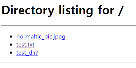 index.html 없을 때