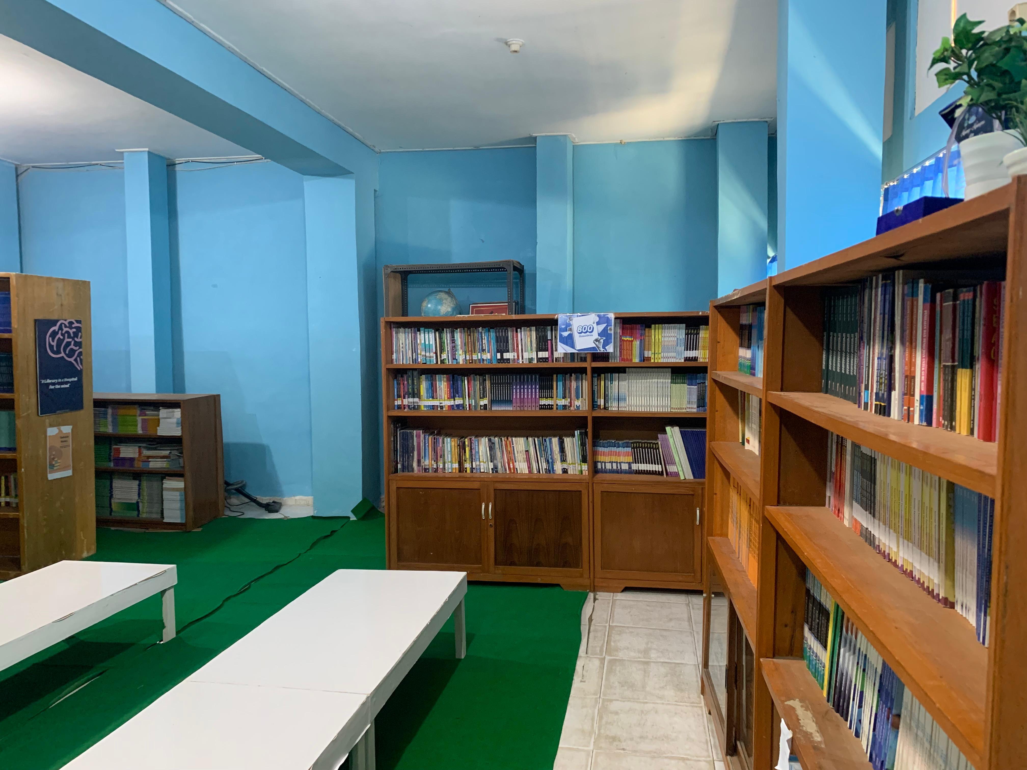 Ruang Baca Lesehan Perpustakaan SMP Muhammadiyah 1 Banjarbaru