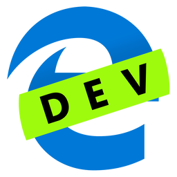 Microsoft Edge Dev 12-18 browser logo
