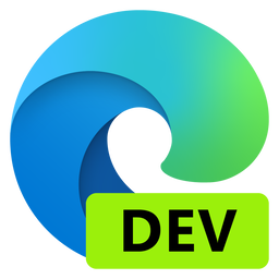Microsoft Edge Dev browser logo
