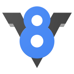 V8 JavaScript engine logo