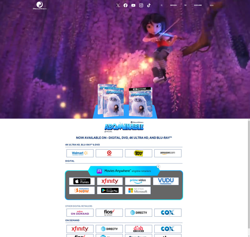 Abominable Movie - DreamWorks