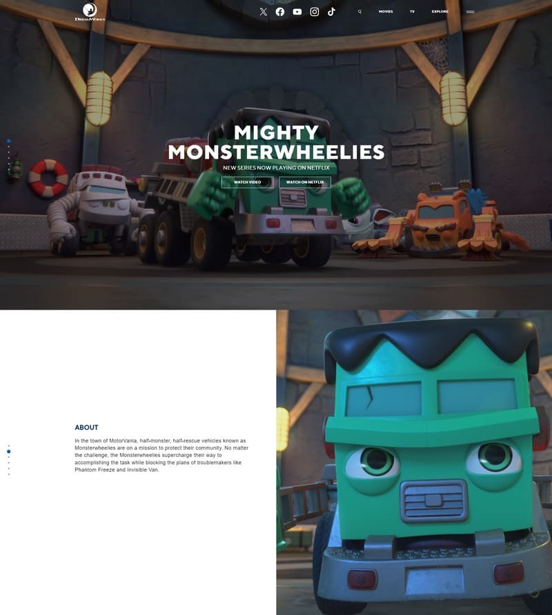 Mighty Monsterwheelies - Dreamworks
