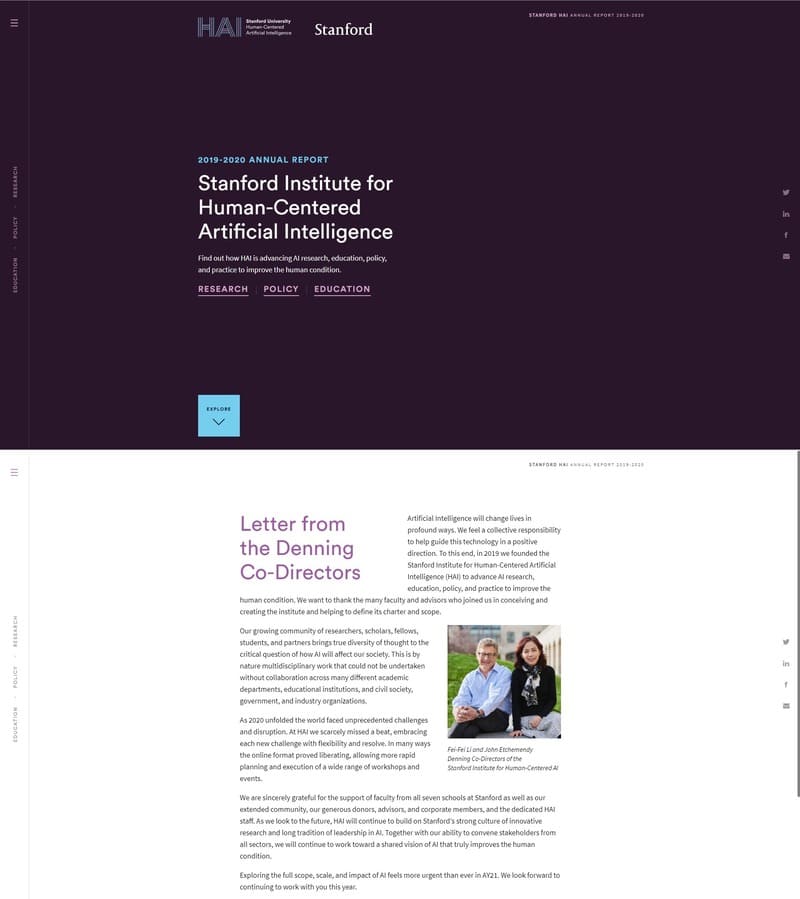 Standford Education - Annual Report