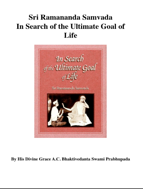 In Search of the Ultimate Goal of the Life