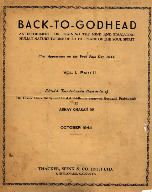 Back To Godhead