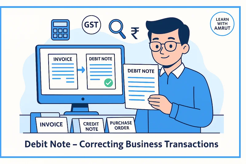 Debit Note Guide – Correcting Business Transactions illustration