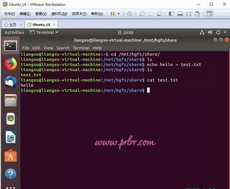 Ubuntu18.04下共享文件夹可以使用samba服务器或VMware自带功能
