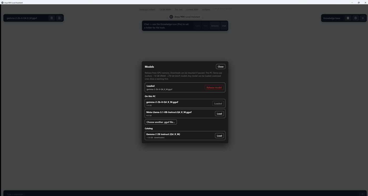 Models dialog showing Loaded, On this PC, and Catalog