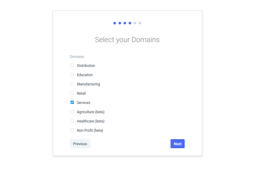Select your Domains