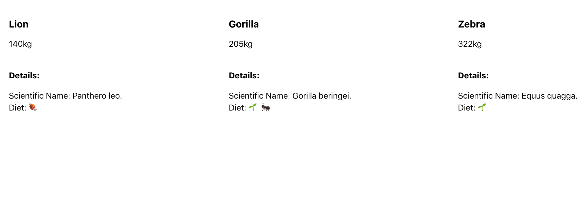 Browser with scientific name