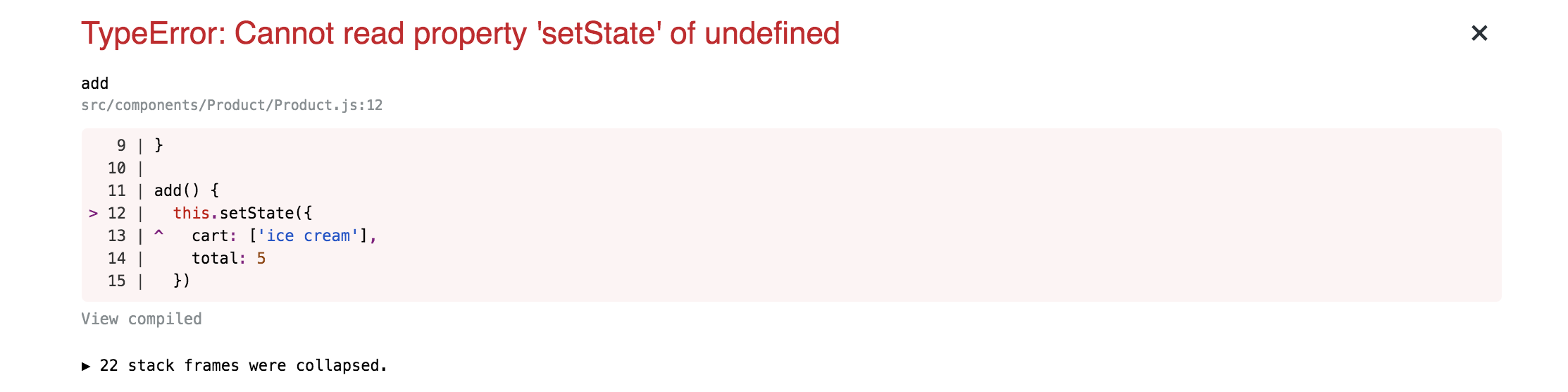 Context Error