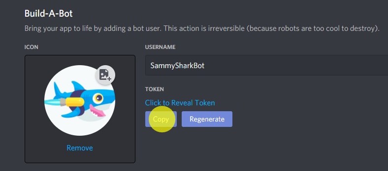 Get Bot Token