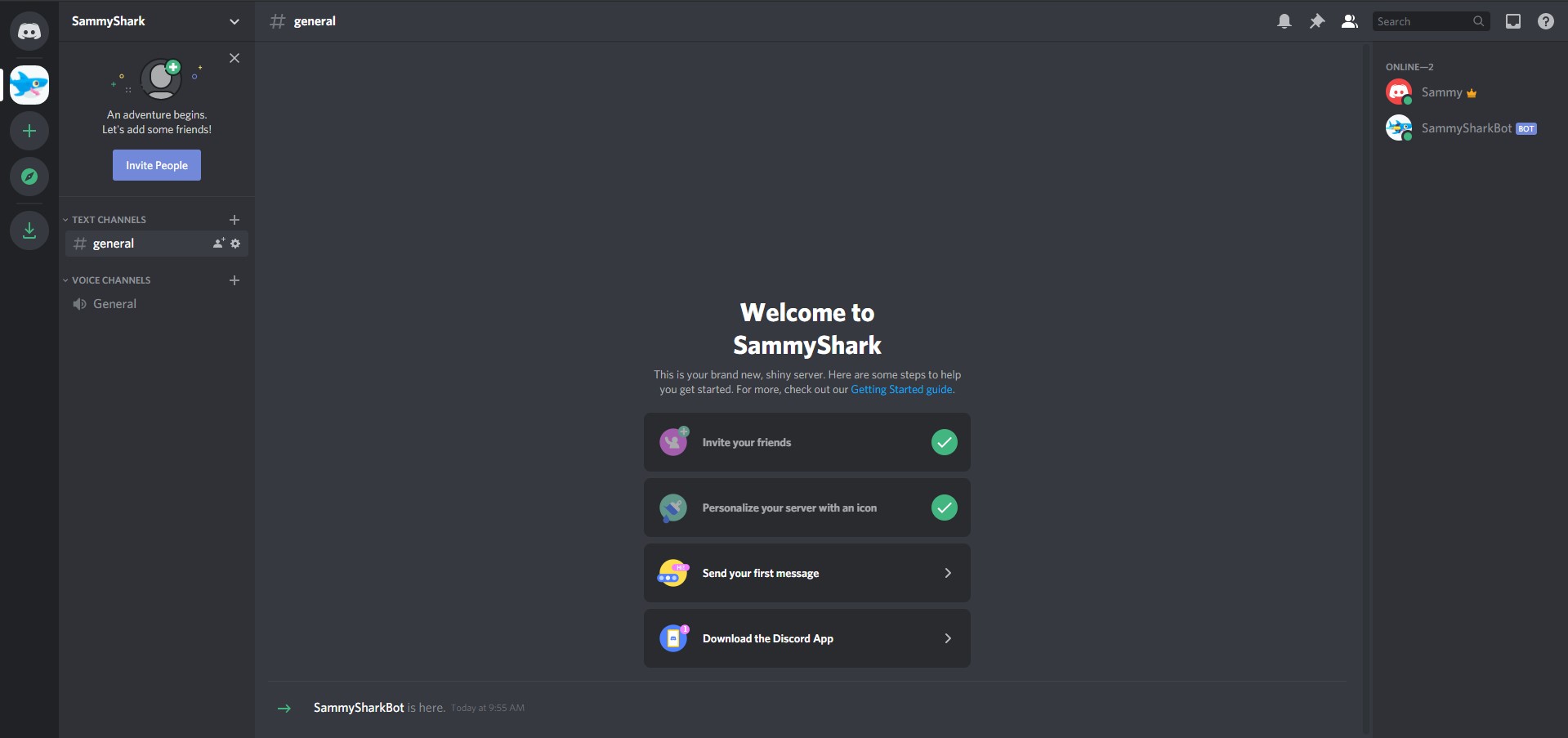 Verify your bot is online