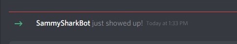 Check if your bot joined your guild