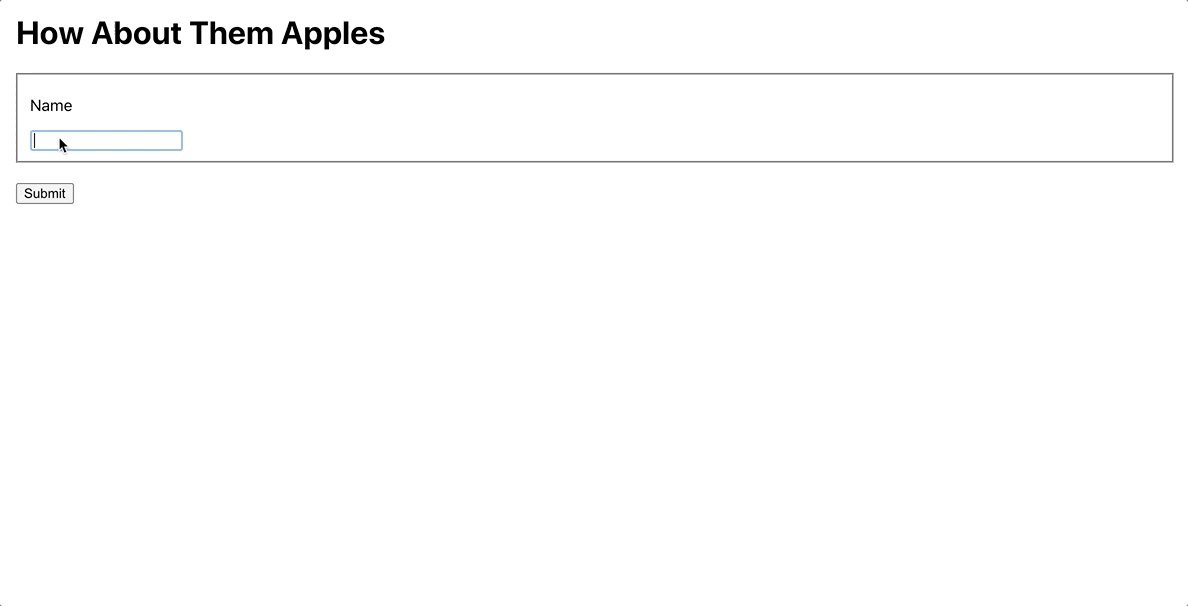 Fill out the form and submit