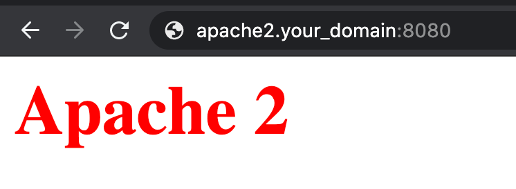apache2 index page