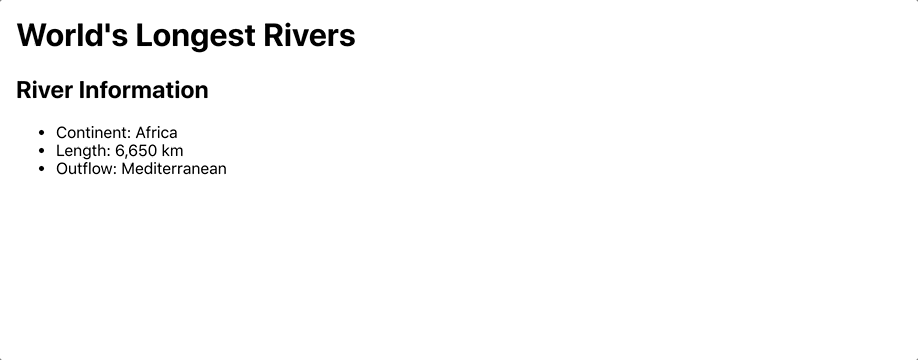 River Information Updating After Load, 4