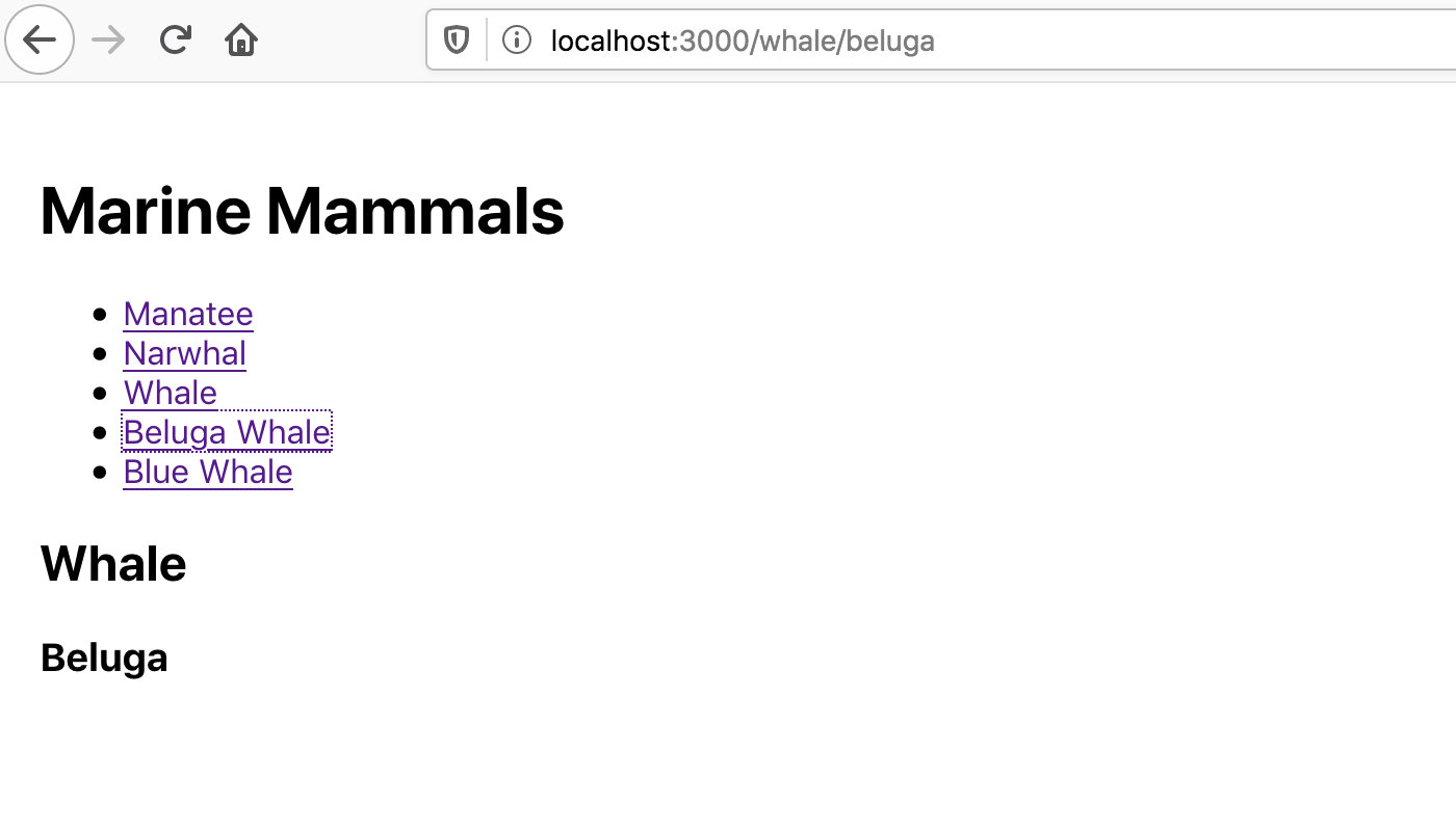 Beluga whale parameter