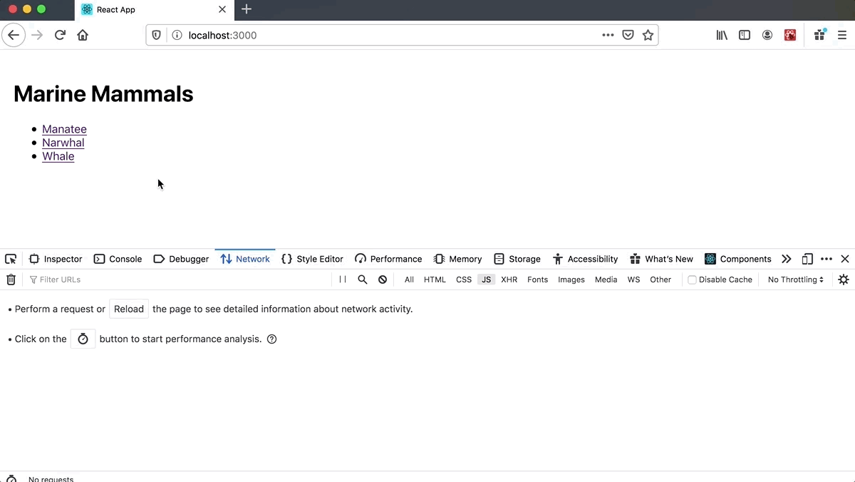 Browser refresh on link click