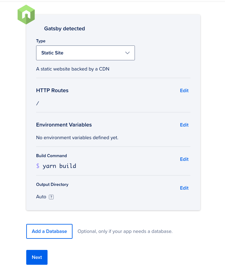 Configuring your app