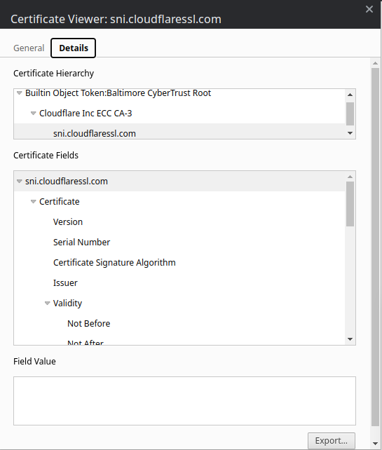 Browser Certificate