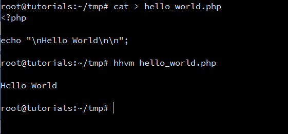 Command Line Hello World