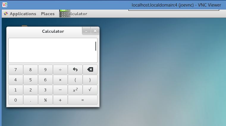 GNOME calculator