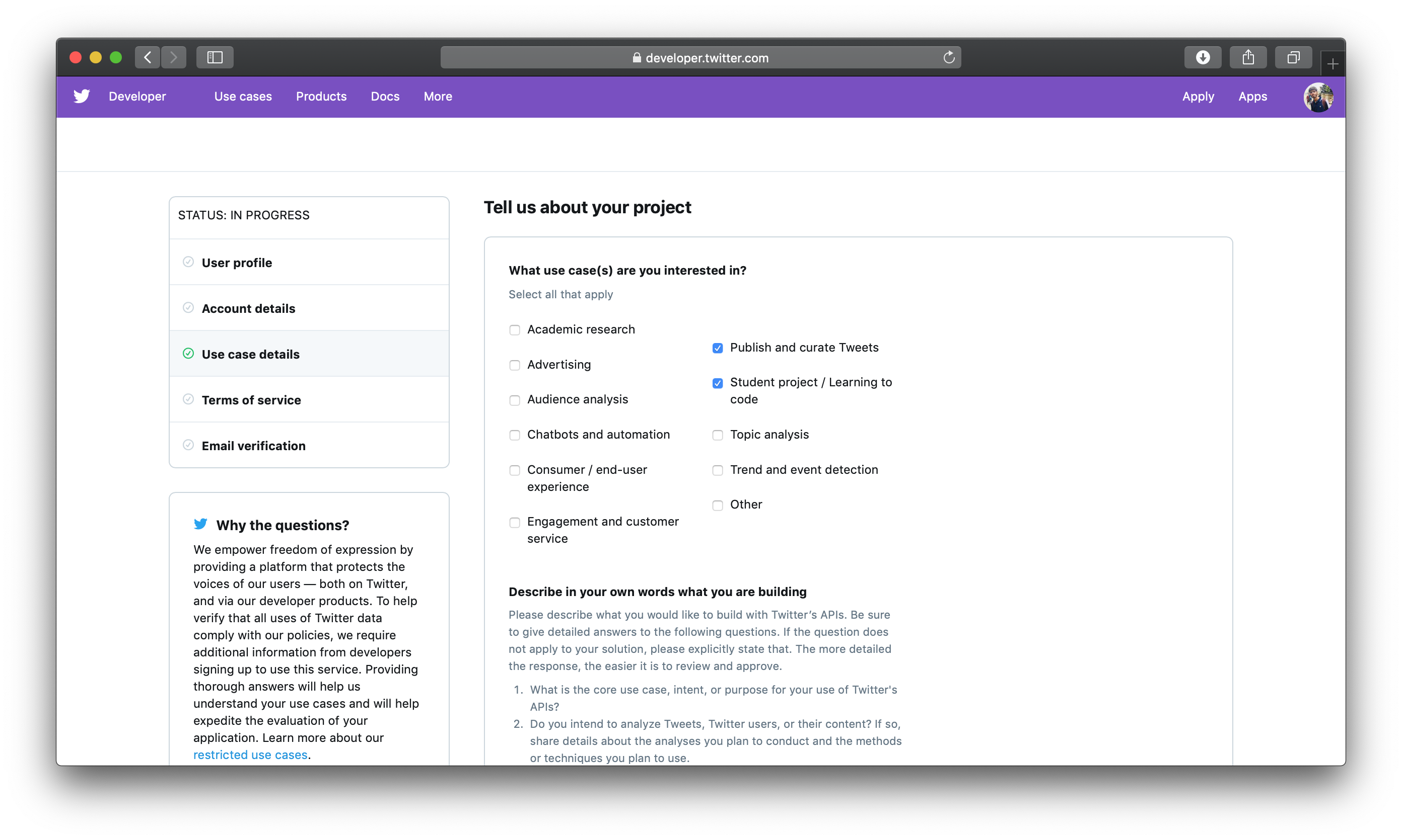 Twitter Bot Purpose