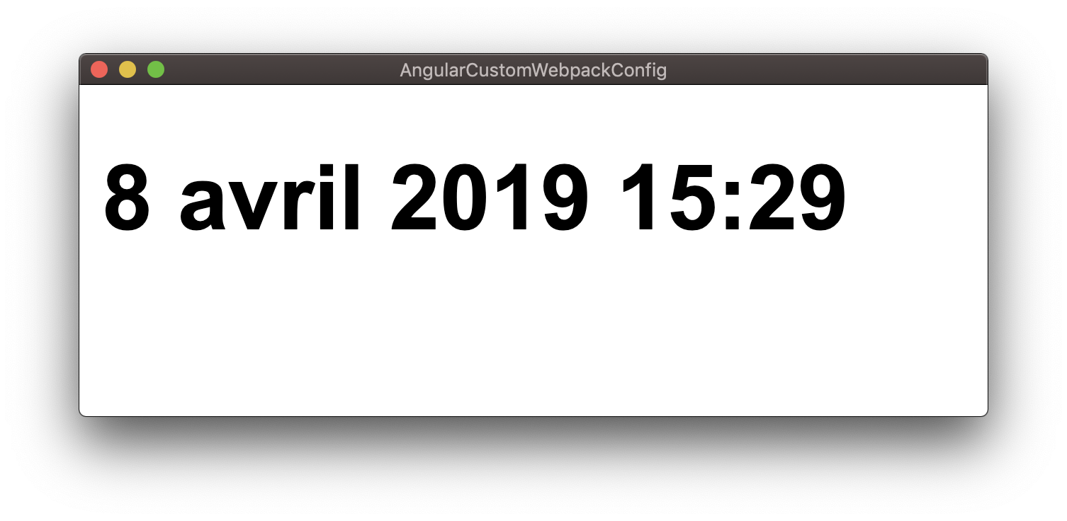 角度应用程序屏幕截图显示：8 Avril 2019 15:29