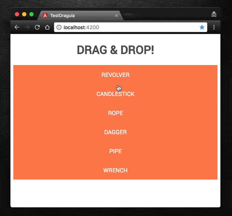 使用ng2-dragula