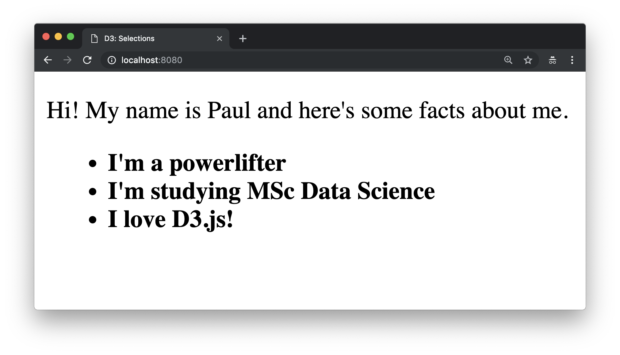 vanilla JavaScript DOM selection