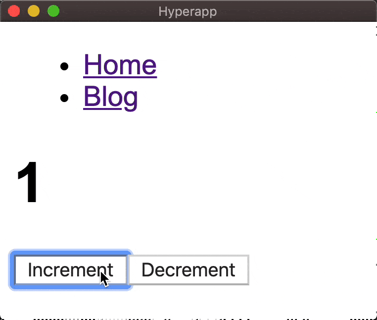 Routing with Hyperapp