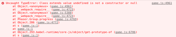 Basic example of stack trace