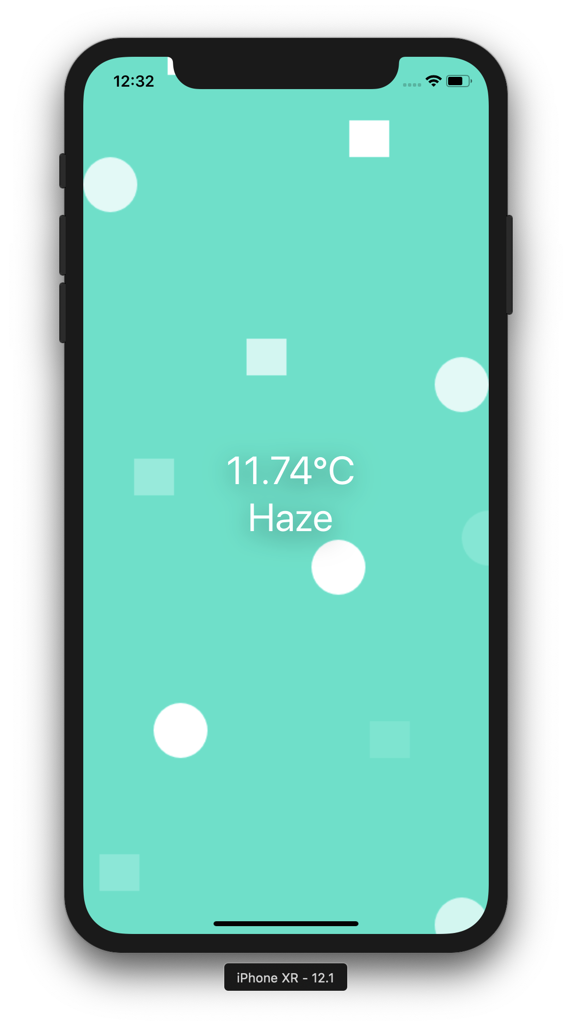 Our completed Expo app