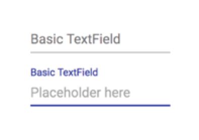 Material UI text fields