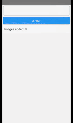 React Native app demo animated GIF