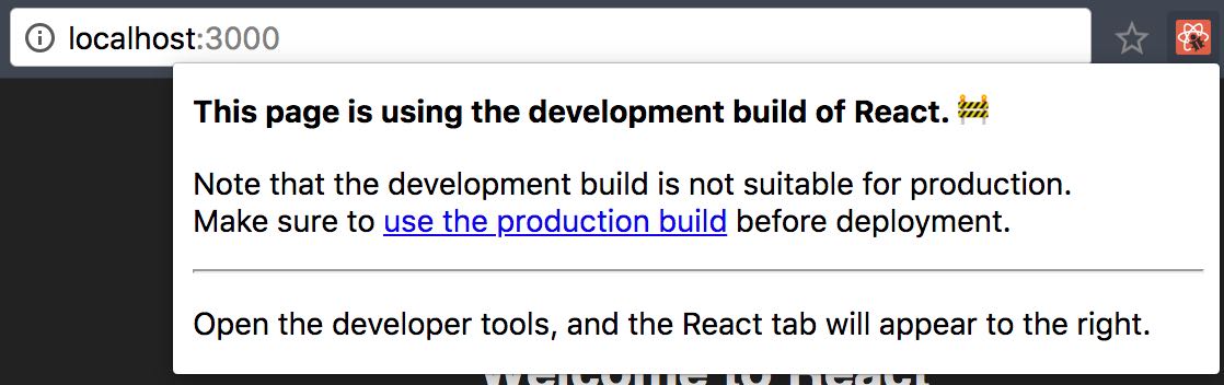 React Devtools button
