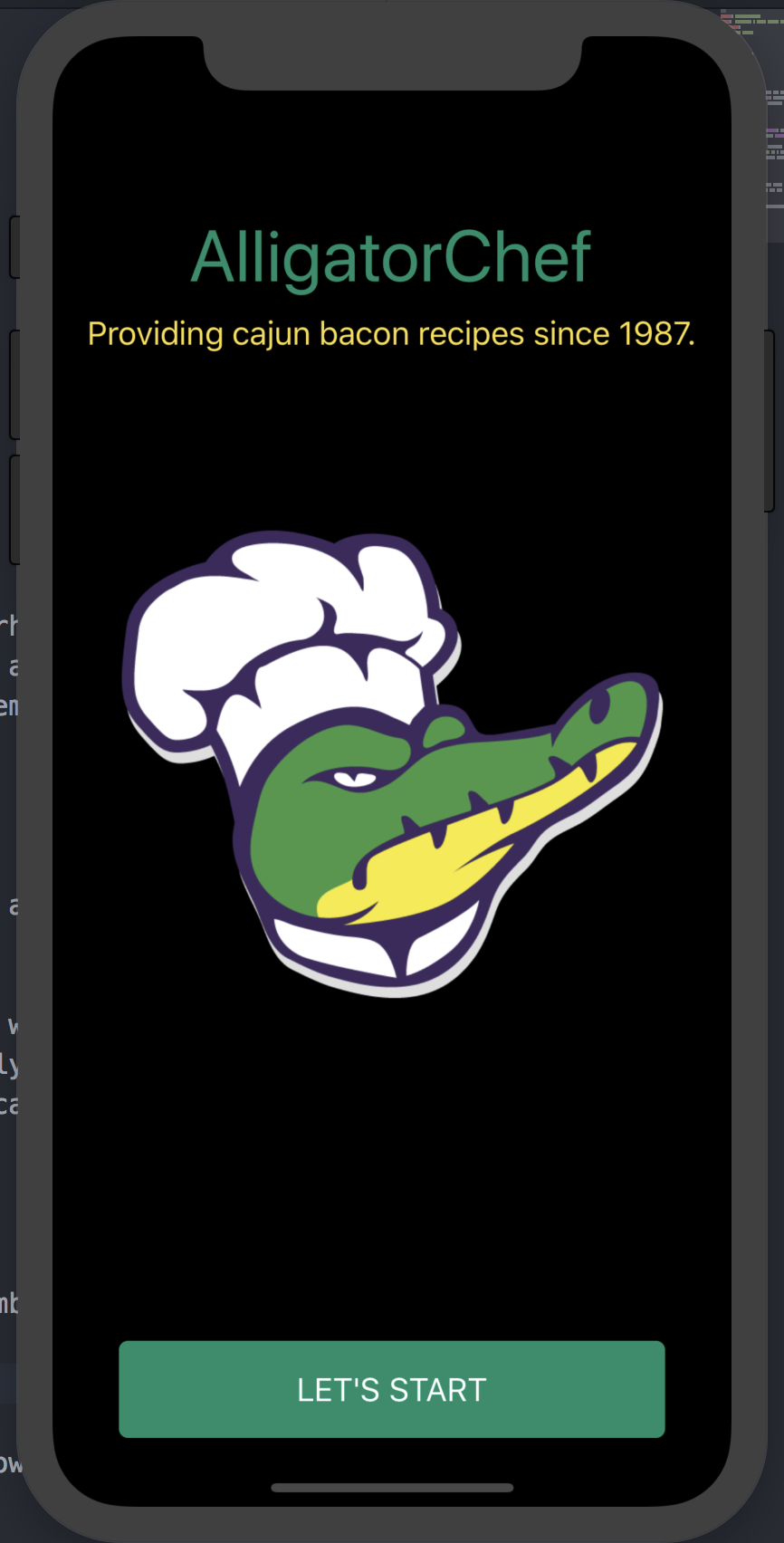 AlligatorChef 🐊 Voilà!