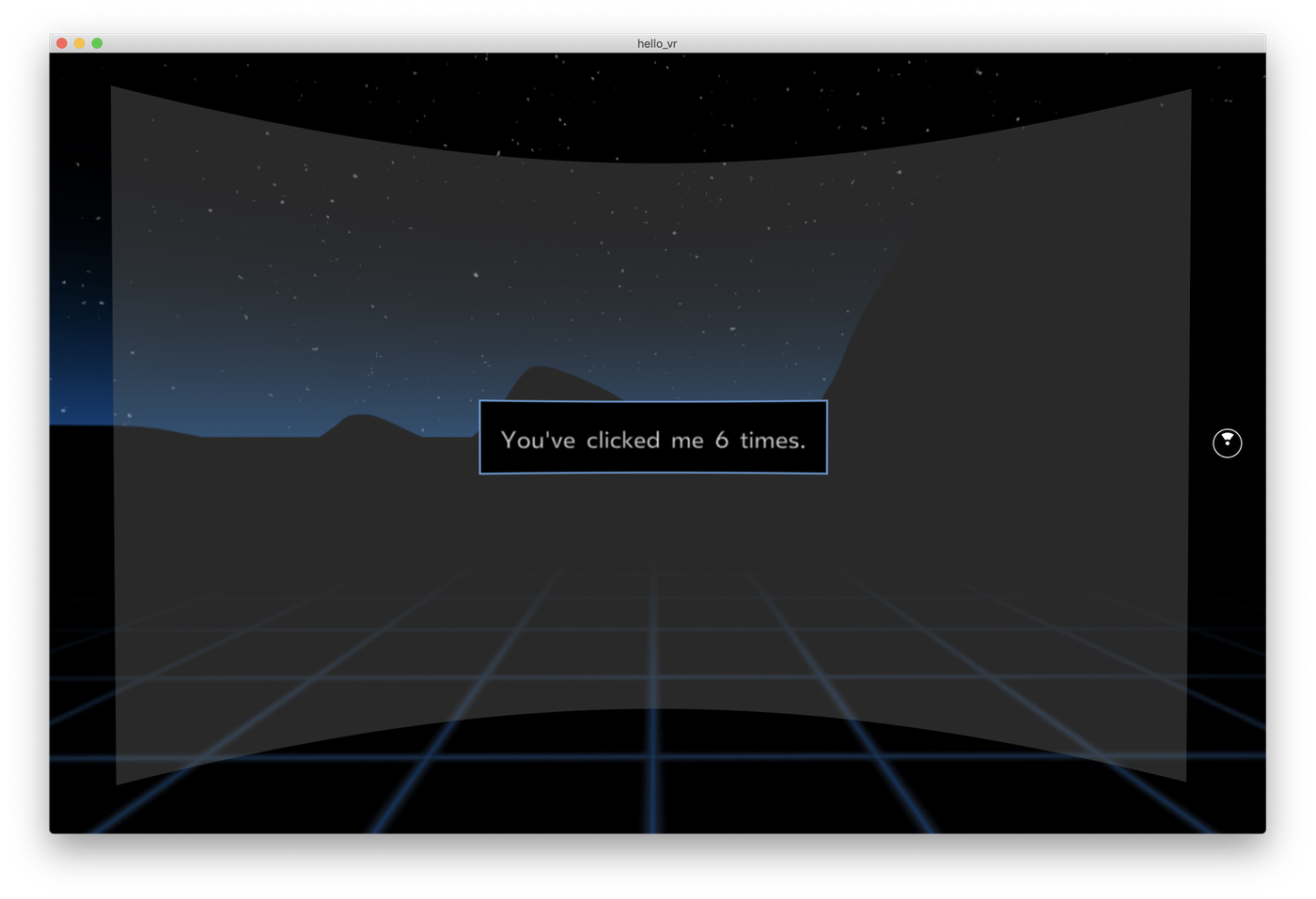 Screenshot: counter increased