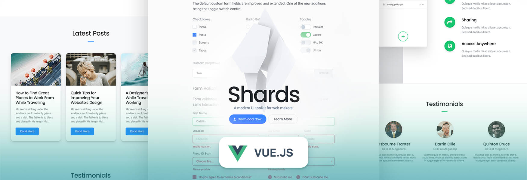Shards Vue preview