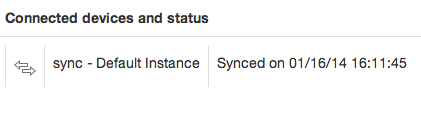 BitTorrent Sync connected devices