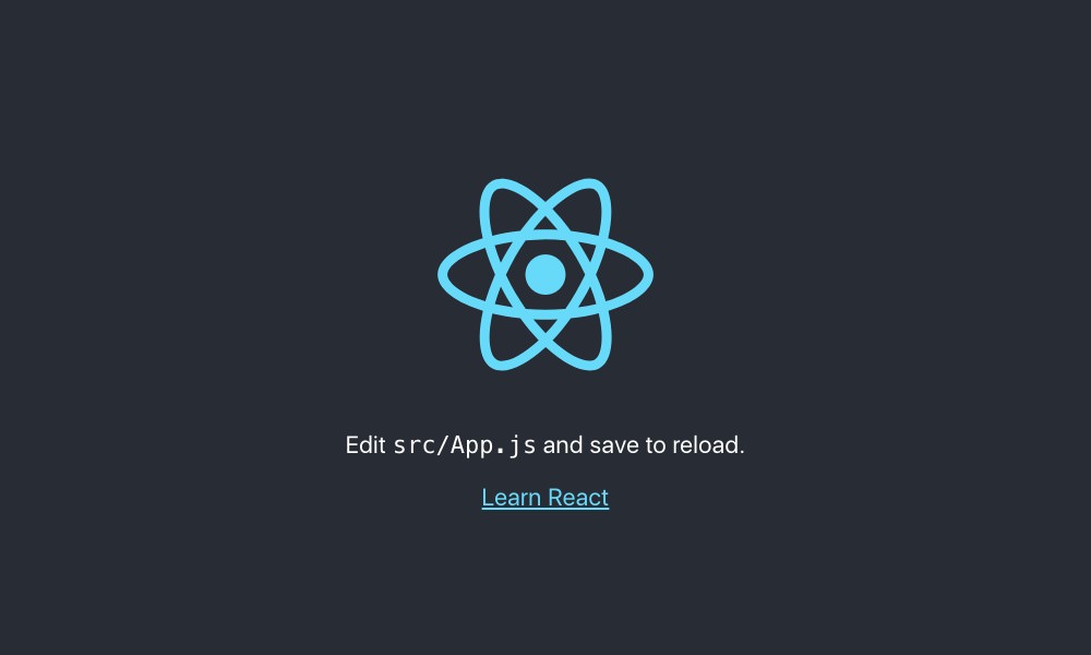 The first version of your React application